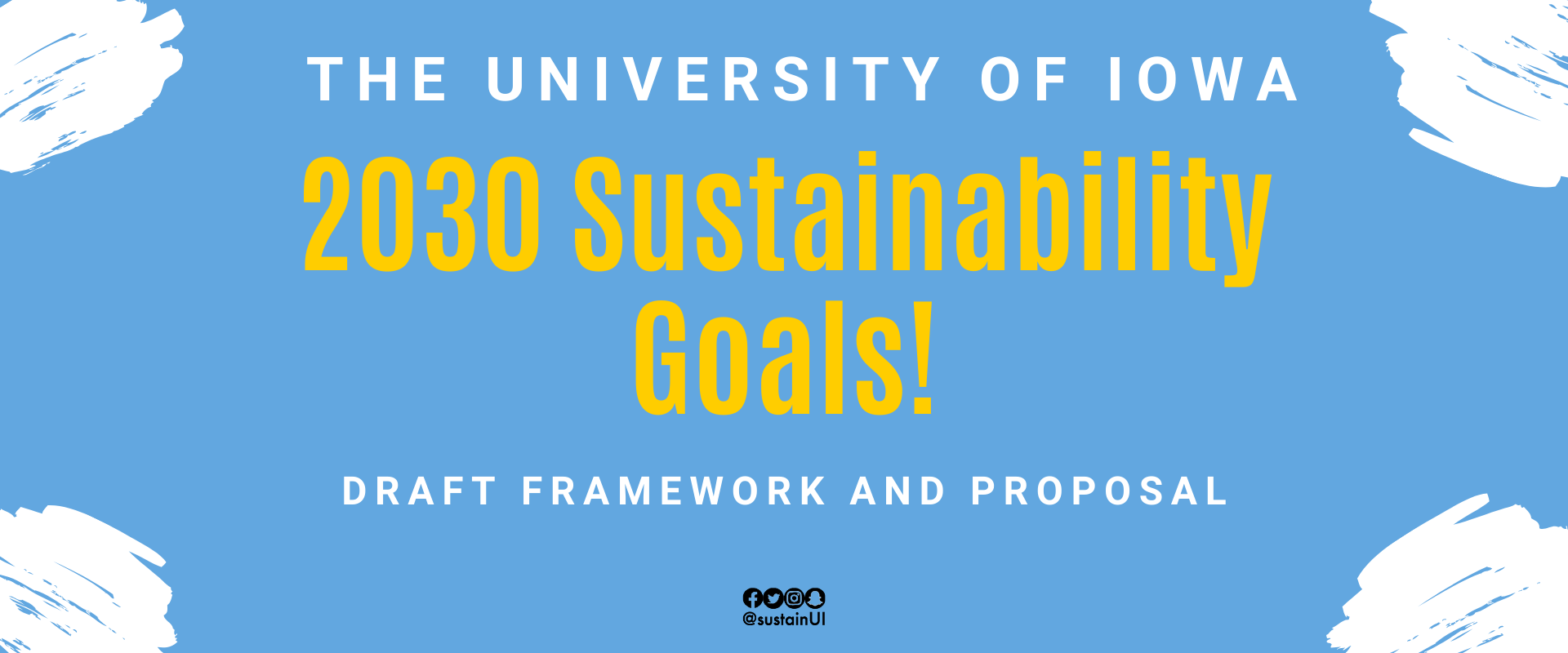 2030 Sustainability Goals banner