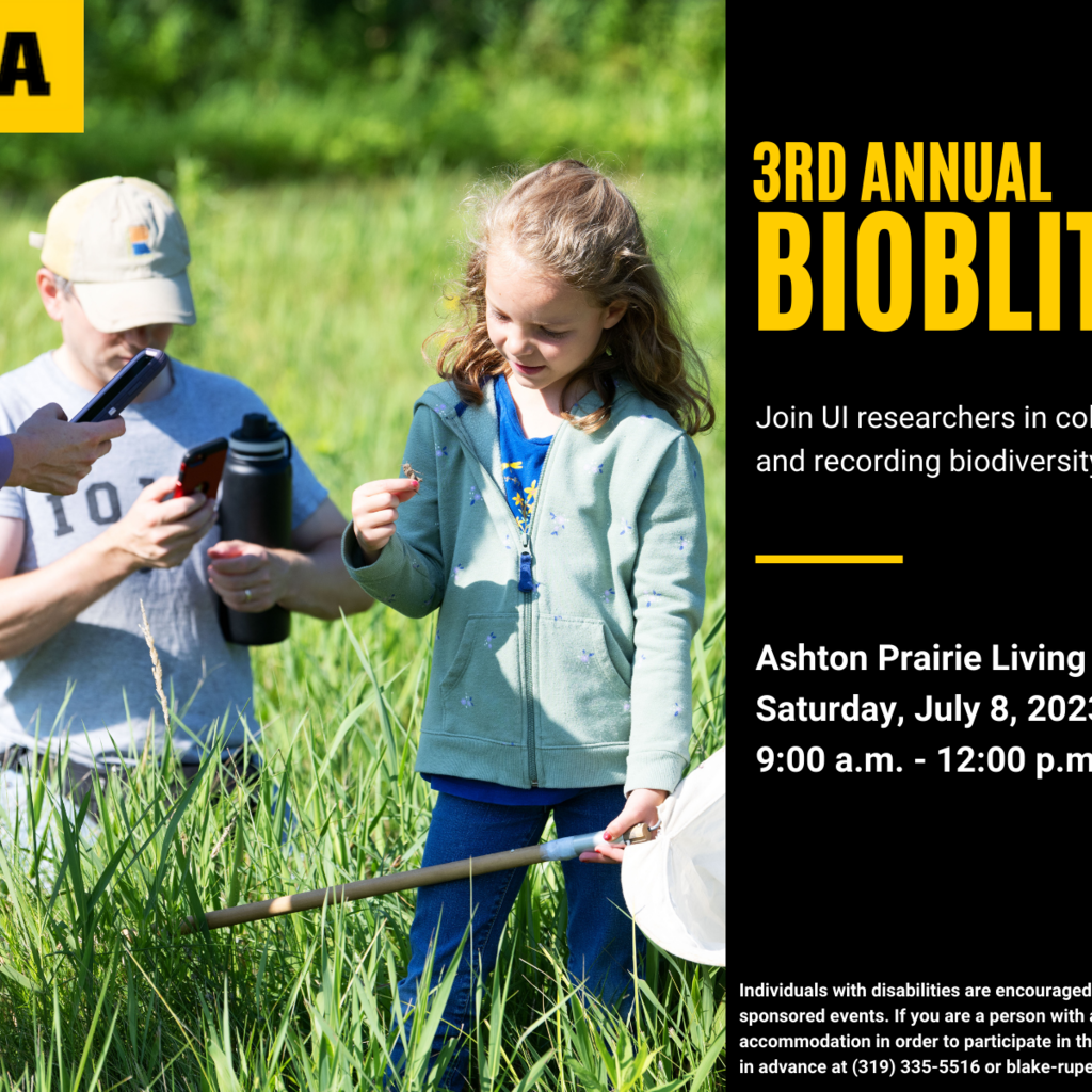 3rd Annual BioBlitz at the Ashton Prairie Living Laboratory promotional image